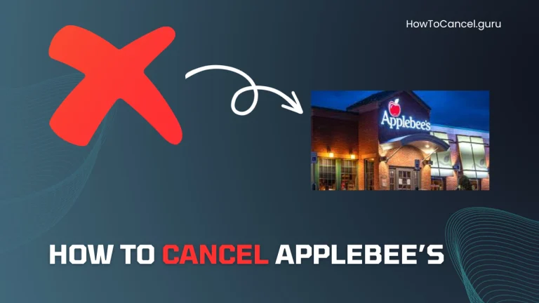 How to Cancel Applebee’s