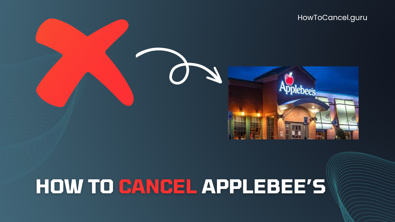 How to Cancel Applebee's