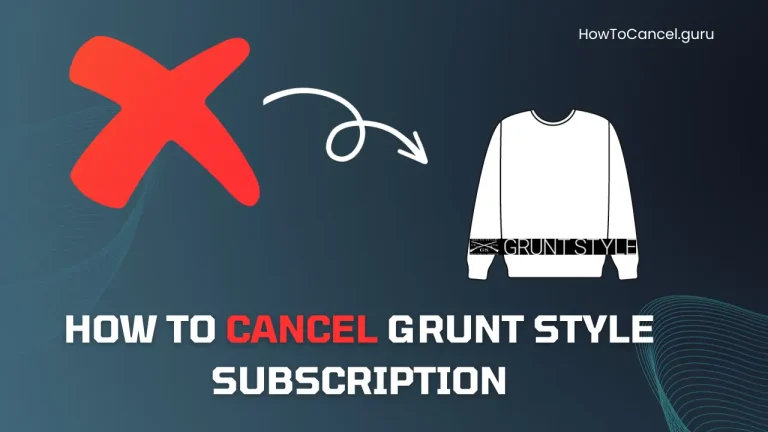 How to Cancel Grunt Style Subscription