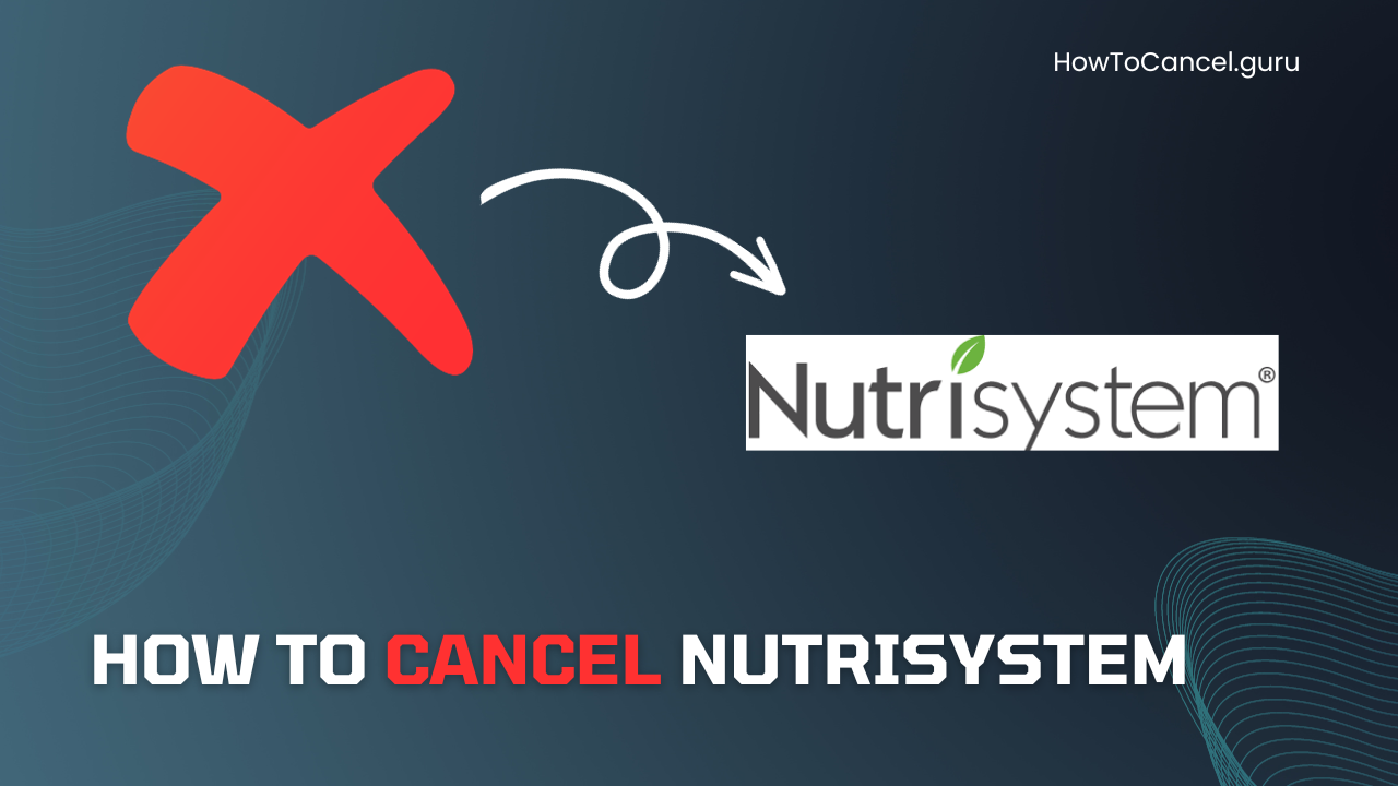 How to Cancel Nutrisystem
