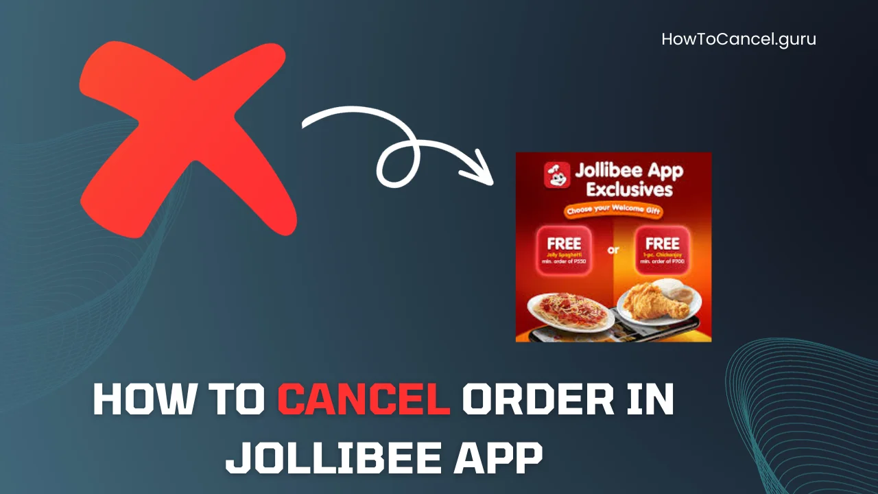 How to Cancel Order in Jollibee App
