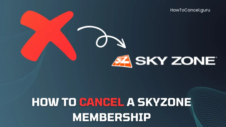 How to Cancel a Skyzone Membership