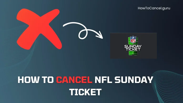 How to Cancel NFL Sunday Ticket
